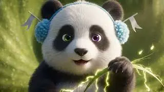 Cesar the Panda Rides the Windway