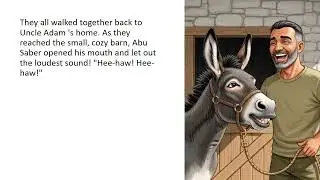 Omar's Heartwarming Adventure with Abu Saber the Clever Donkey 🐴 | Kids Bedtime Story