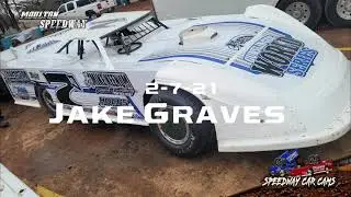 #7J Jake Graves - 602 Late Model - 2-7-21 Moulton Speedway - InCar Camera