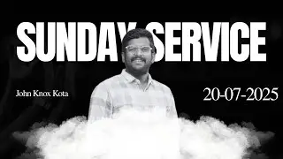 Sunday worship 20&ndash;7-2025  || పరిశుద్ద దిన ఆరాధన || 🔴Live🔴