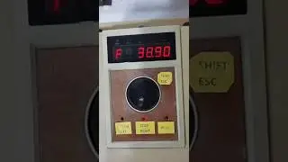LS SV-iS5 Inverter Jog Operation | Terminal Wiring & Parameter Setting ⚡ #Shorts