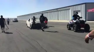 Gidi's AMS Alpha 20 GTR trapping 222 MPH in the standing 1/2 Mi at Shift-S3ctor Airstrip Attack 8