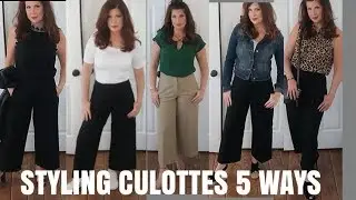 STYLING MY FAVORITE CULOTTES FROM ANN TAYLOR 5 WAYS/Fashion over 50