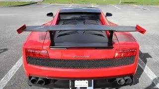 Lamborghini Gallardo LP570-4 Super Trofeo Stradale Startup and Walk-around