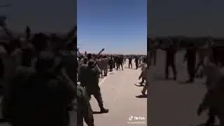 الجنود الليبين يستعدون للعرض العسكري احتفالا بعيد الكرامه بداية الشهر ،2021