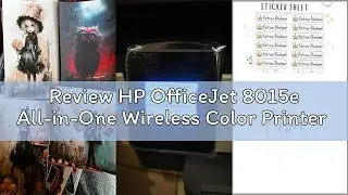 Review HP OfficeJet 8015e All-in-One Wireless Color Printer for Home Office, with Bonus 6 Months Fre