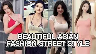TOP Beautiful Chinese Girl | Chinese Street Fashion eps.82