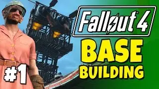 Fallout 4 - Building a Base! #1 Fort Ginger 