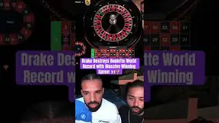 Drake Destroys Roulette World Record 🏆 #drake #roulette #casino #highroller #bigwin #poker #vegas