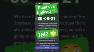 Plants vs Undead 30/08/21 12 grupos, max 400 💧!! llegamos a 1 Mill&oacute;n? #PVU #Playtoearn