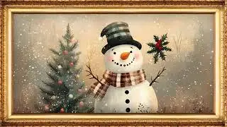 Christmas Magic  Happy Snowman Art Screensaver   16 Stunning 4K Images for Your TV publer com