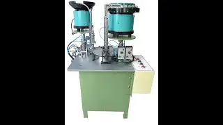 YFM-013 Auto nylon YG spring lock & spring assembly machine by computer control