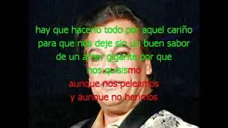 JUAN GABRIEL QUERIENDO O NO con letra