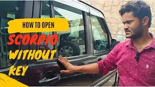 How To Open Scorpio Without Key 🗝️ Unlock Mahindra Scorpio Without Key