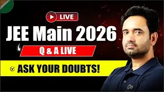 JEE MAIN 2026: Strategy/Motivation/Guidance with ABJ Sir | Live Q&A | Ask me anything #abjsir