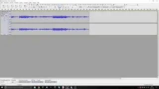 Audacity: Schneiden (mit Einblenden + Ausblenden)