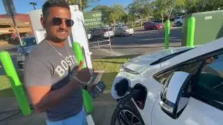 How to charge electric car on EVgo using CCS |  How To Use EVgo Charging Station | EVGo Chevy Bolt