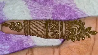 Little finger mehndi design 🌼#simple #heena mahandi #like and subscribe #👌👌👌