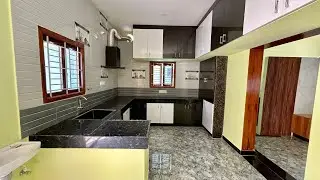 Grey & and White Modular Kitchen Design🔥🔥 16x10feet Kitchen with Dining Space