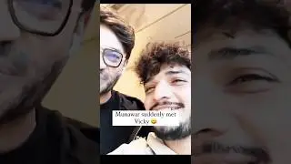 When Munawar Faruqui met Vicky Jain after Bigg boss 17 😂🤣