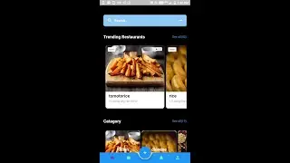 Food Ordering System UI Flutter
