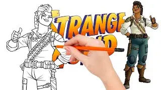 How to draw Callisto Mal, the leader of Avalonia - Strange World