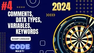 Comments, Variables, Data Types & Keywords in Dart Language | Dart Tutorial | #dart