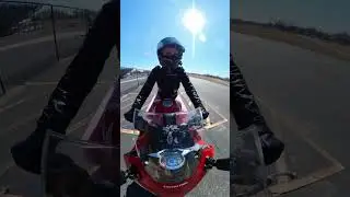 Катя Aлмаз мото девушка на Honda CBR в тренде