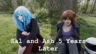 Sal and Ash 5 Years Later (Sally Face Cosplay)