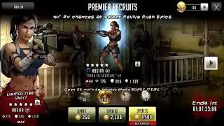 Walking Dead Road To Survival, Epic 10 Pull for 2x Revive Characters + Romanov Tier 4
