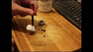 Friction magic with echo on styrofoam - ASMR
