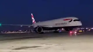 British Airways Aircraft spotted Pushback from the pushback truck #britishairways #planespotting 