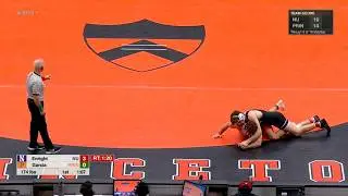 174lbs Eddie Enright (Northwestern) vs Holden Garcia (Princeton)