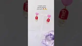 I Made Chill Pill Earrings (Shrink Plastic)