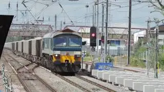 66066 and 59101 at West Ealing 25/07/16