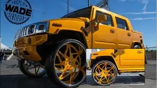 SEMA 2014 : Hummer on 34 Inch Forgiato Wheels
