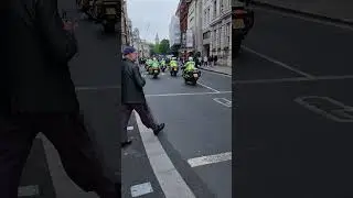 MASSIVE Police Motorbike convoy #trailer