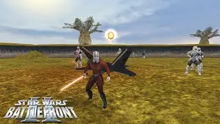 Star Wars Battlefront 2 (2005)- Dantooine Map Mod | Conquest Sith Empire KOTOR Era