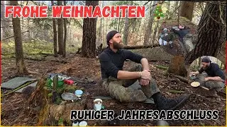 Weihnachts-Ruhe im Wald | R&auml;uchern, Kochen & Entspannen 🎄🔥 #bushcraft