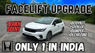Honda City Project Pt.4 [Cosmetic Upgrades]❤️ {JDM Vibes}🇯🇵 (1st Time On YouTube)🇮🇳