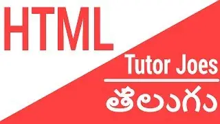 Learn HTML From Basic To Advance In Telugu | #TJTELUGU | తెలుగు