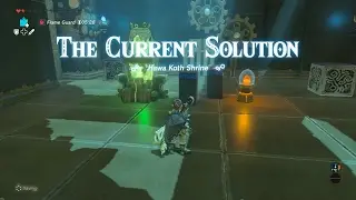 ZELDA: Breath of the Wild | The Current Solution   How to solve the Hawa Koth Shrine Fast Tutorial