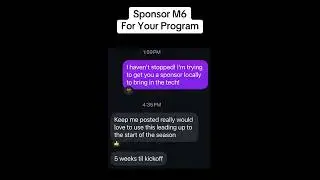 Sponsor M6 For Your Local Program. People will say thank you&hellip;and we love chiropractors!