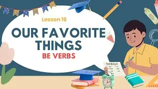 Урок A1 16 | Глаголы &laquo;быть&raquo; &mdash; наши любимые вещи #разговор #легкийанглийскийнакаждыйдень #глаголбыть
