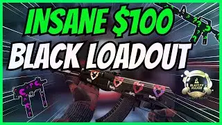 BEST BLACK CSGO INVENTORY FOR $100! Paris Sticker Craft Edtion! Insane Cheap Black CS:GO Skins 2023!