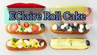 Amazing &Eacute;clair Roll Cake decoration Ideas 🎂, creative birthday video ideas.
