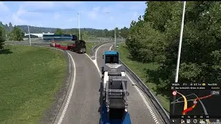Euro Truck Simulator 2 - Gdansk To Kalmar Cargo Service - Mobile Crusher Weight 40200 KG