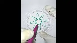 Spirography with oval shape #shortvideo#viral