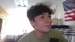 asmr of random word repetition, bits of positive affirmation and a lot of hand fluttering