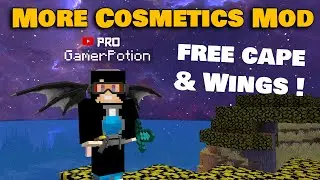 Мод MoreCosmetics (1.8.9, 1.18.2) &mdash; получите бесплатный косметический мод Cape & Wings для Minecr...